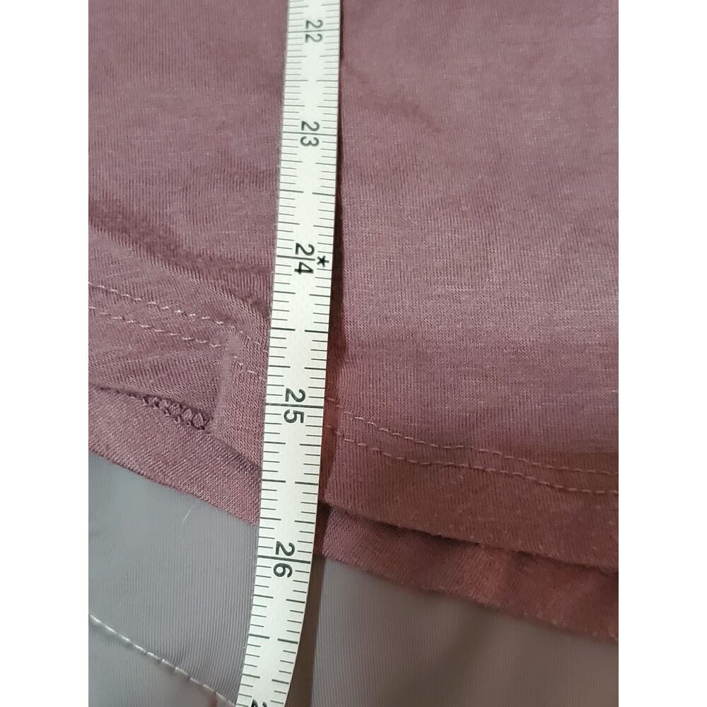 SO Favorite Women’s Crew Neck T-Shirt Purple Short Sleeve Casual Tee Size Large - Picture 6 of 10